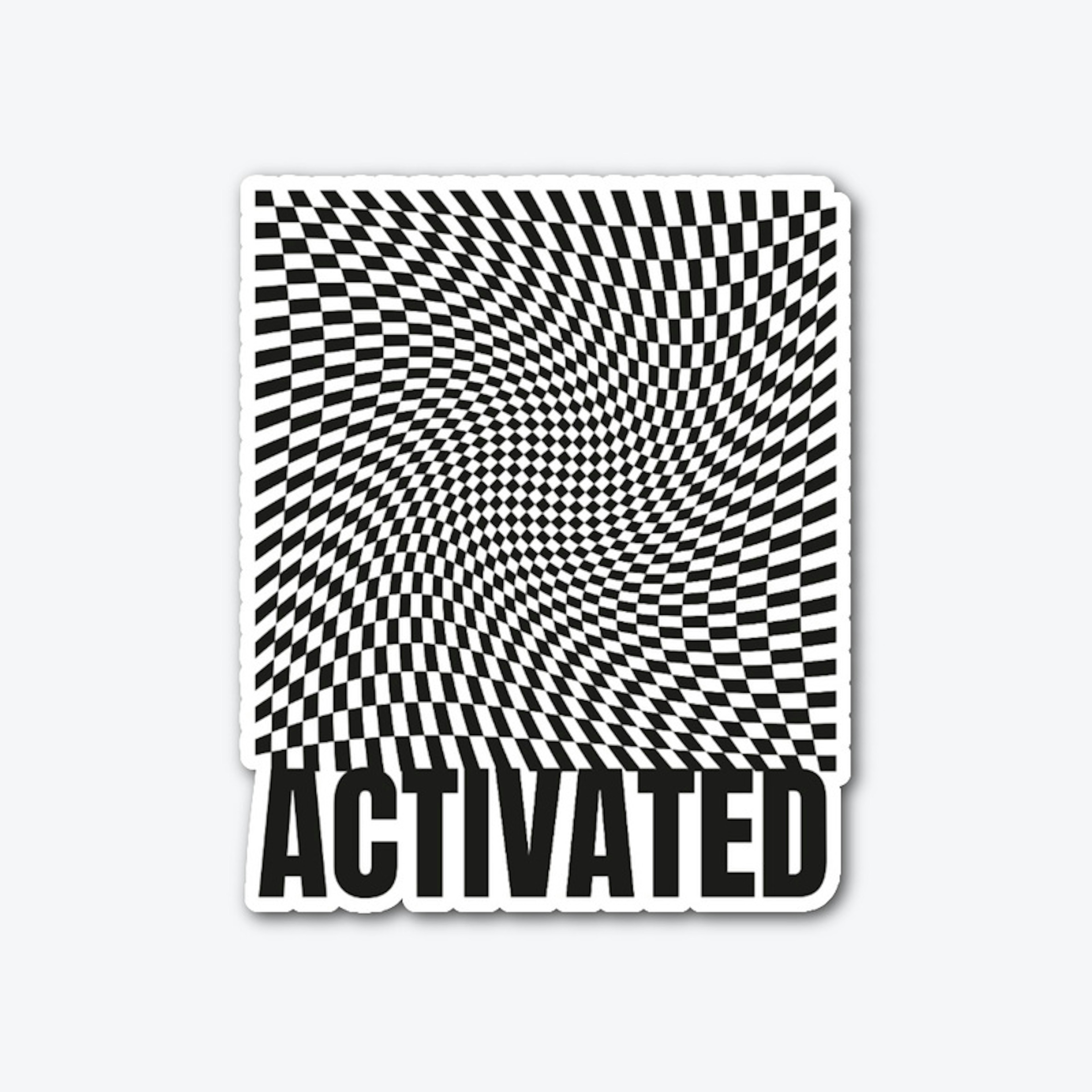 "ACTIVATED" Optical Illusion Apparel 